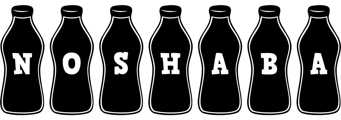 Noshaba bottle logo