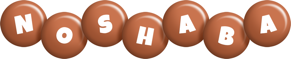 Noshaba candy-brown logo