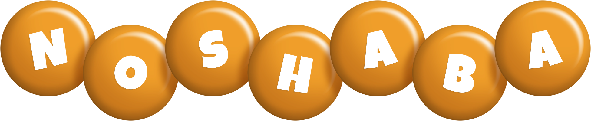 Noshaba candy-orange logo