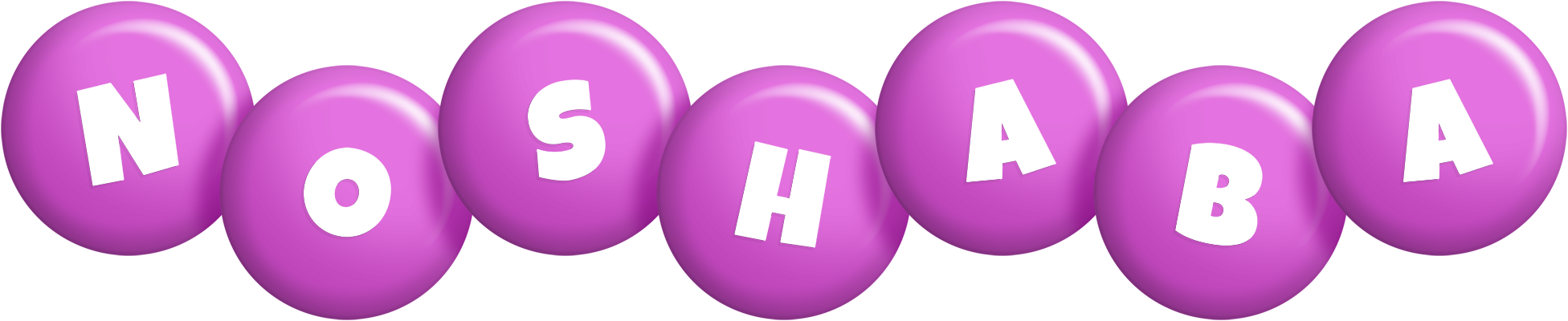 Noshaba candy-purple logo