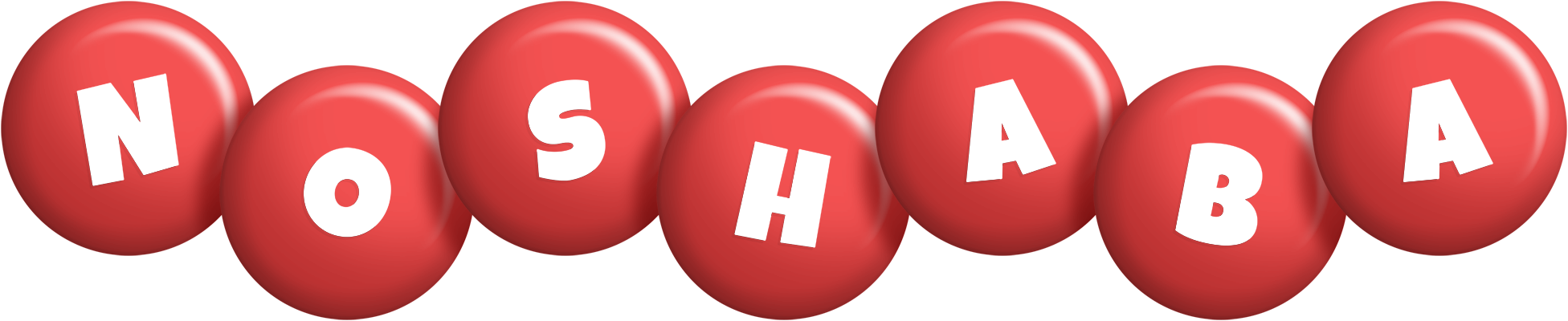 Noshaba candy-red logo