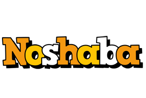 Noshaba cartoon logo