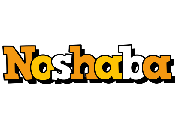 Noshaba cartoon logo