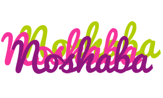 Noshaba flowers logo