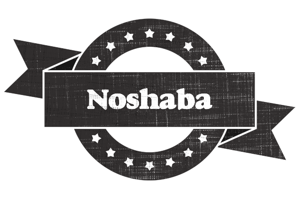 Noshaba grunge logo
