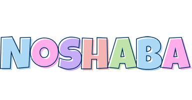 Noshaba pastel logo