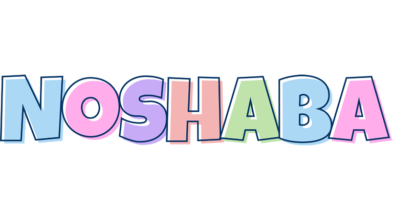 Noshaba pastel logo