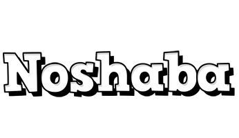 Noshaba snowing logo