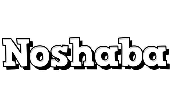 Noshaba snowing logo