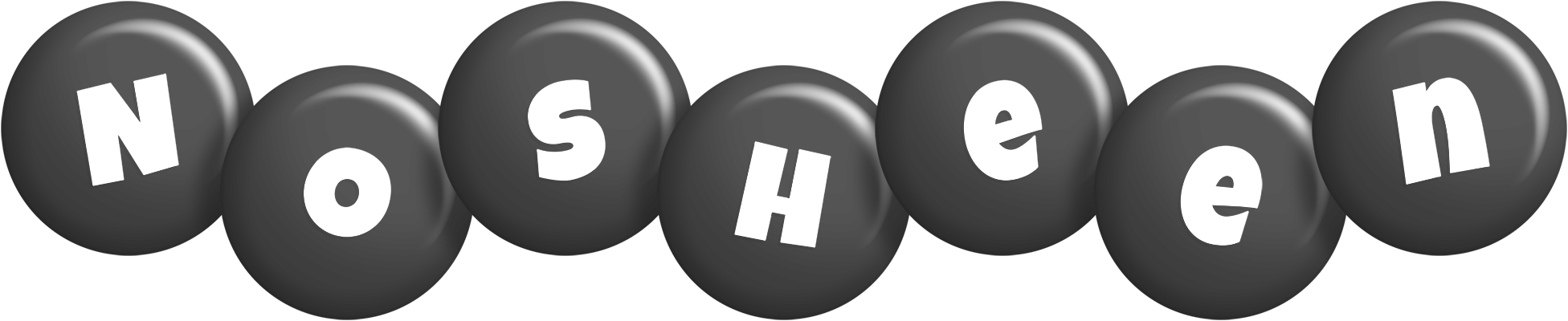 Nosheen candy-black logo