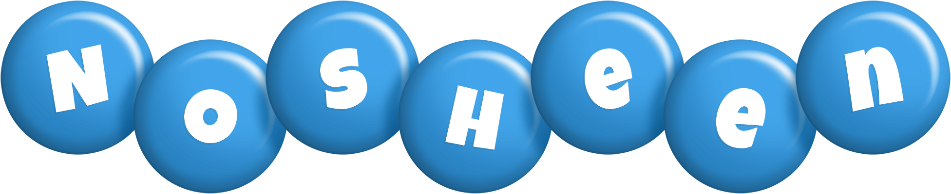 Nosheen candy-blue logo
