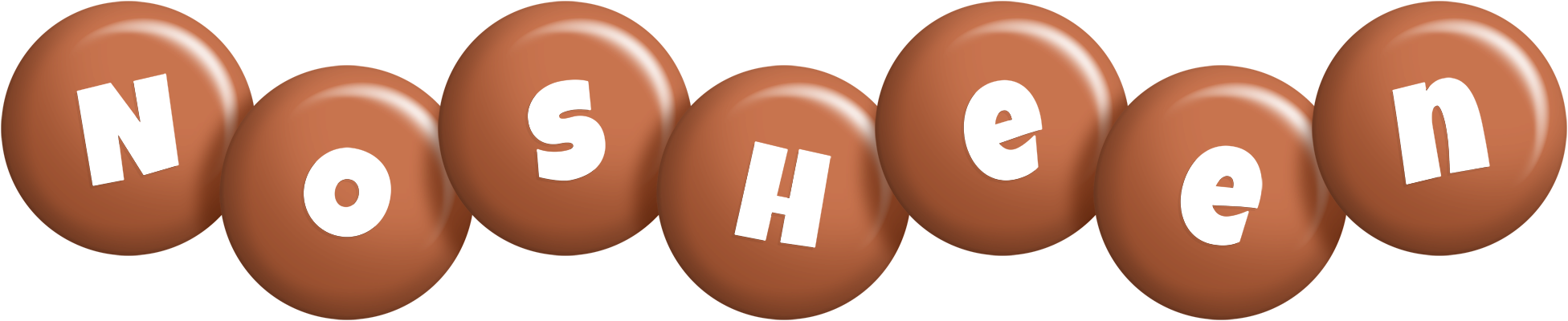 Nosheen candy-brown logo