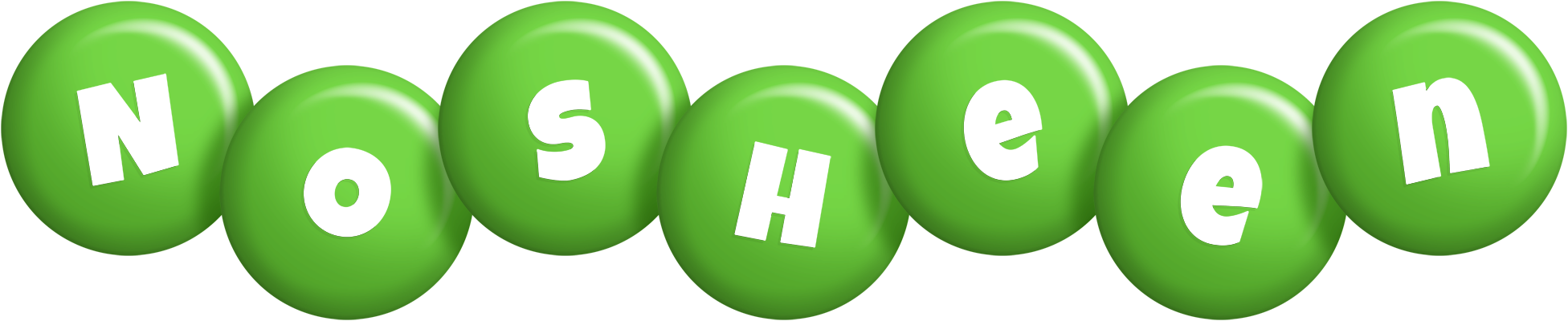 Nosheen candy-green logo