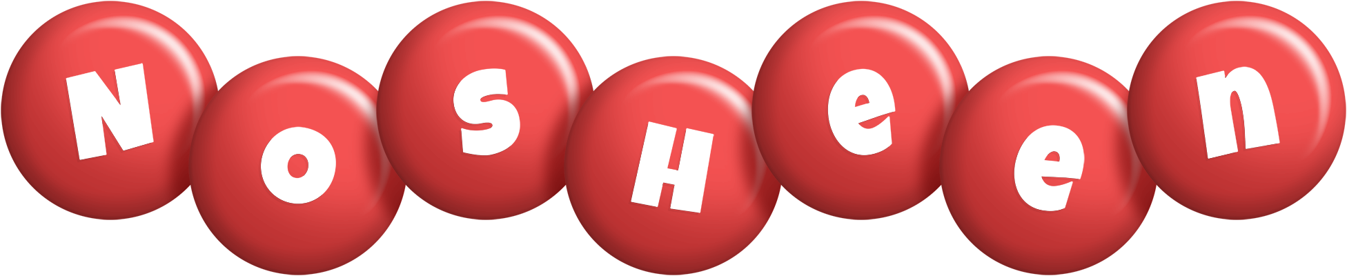 Nosheen candy-red logo