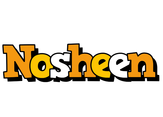 Nosheen cartoon logo