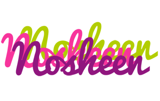 Nosheen flowers logo