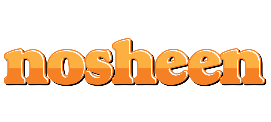 Nosheen orange logo
