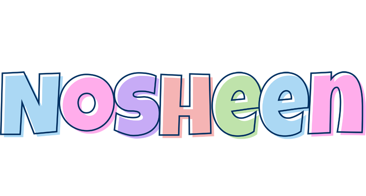 Nosheen pastel logo
