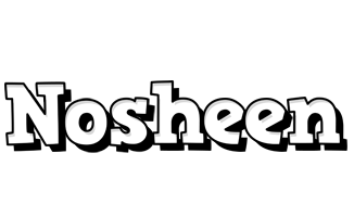 Nosheen snowing logo