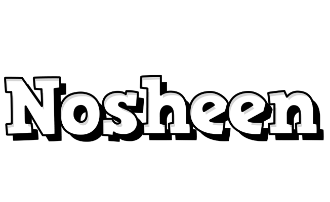 Nosheen snowing logo