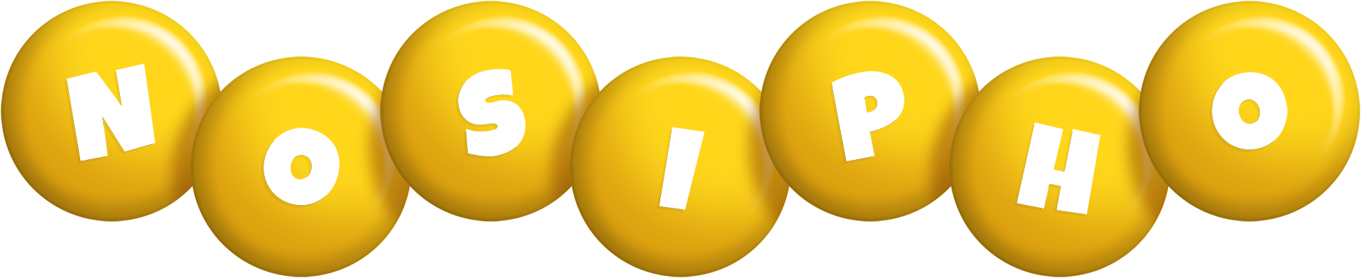 Nosipho candy-yellow logo
