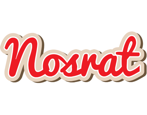 Nosrat chocolate logo