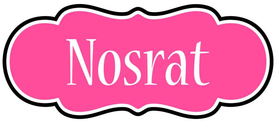 Nosrat invitation logo
