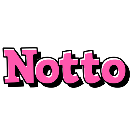 Notto girlish logo