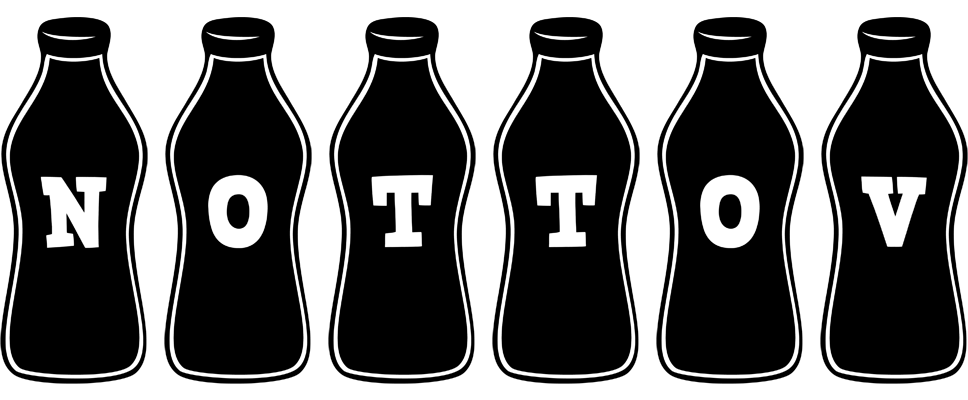 Nottov bottle logo