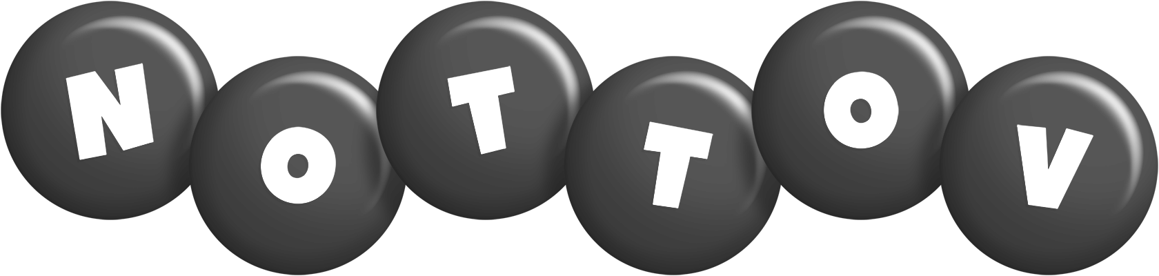 Nottov candy-black logo