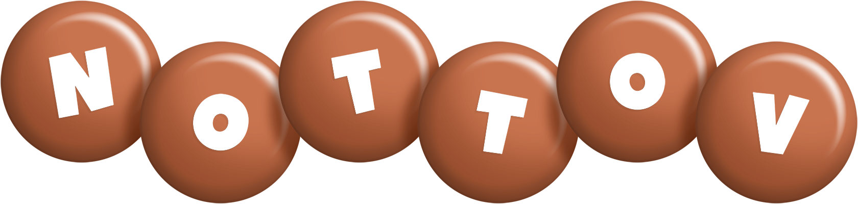 Nottov candy-brown logo