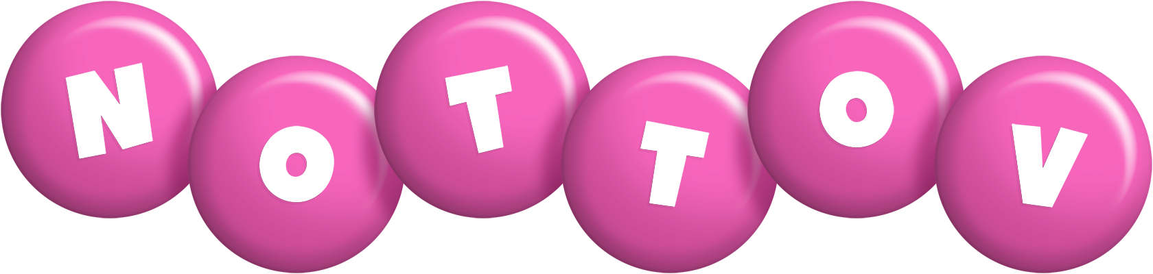Nottov candy-pink logo