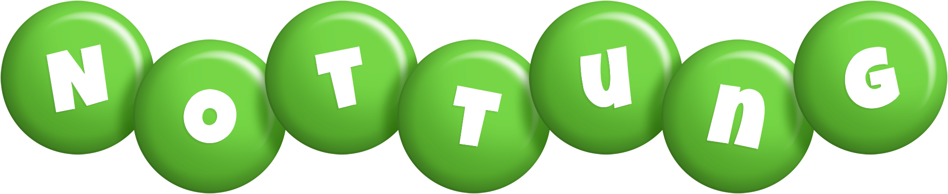 Nottung candy-green logo