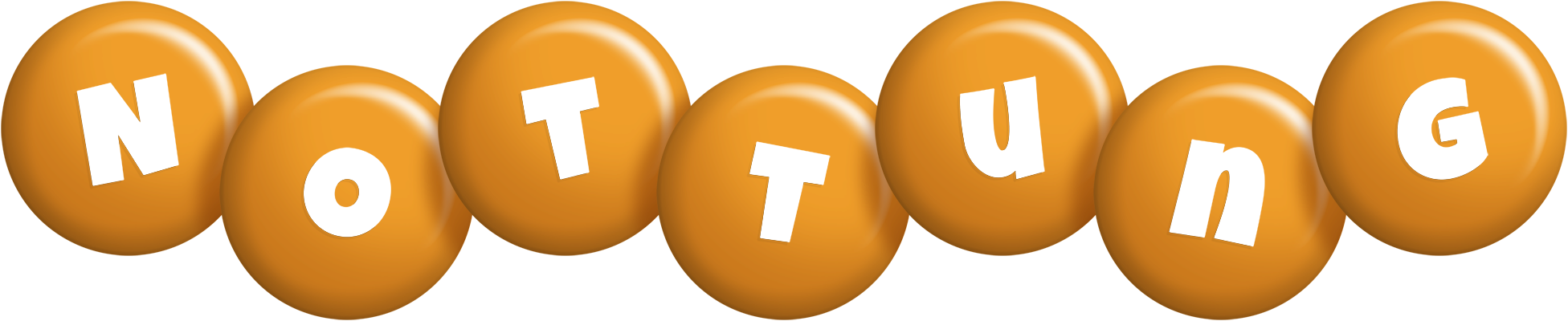 Nottung candy-orange logo