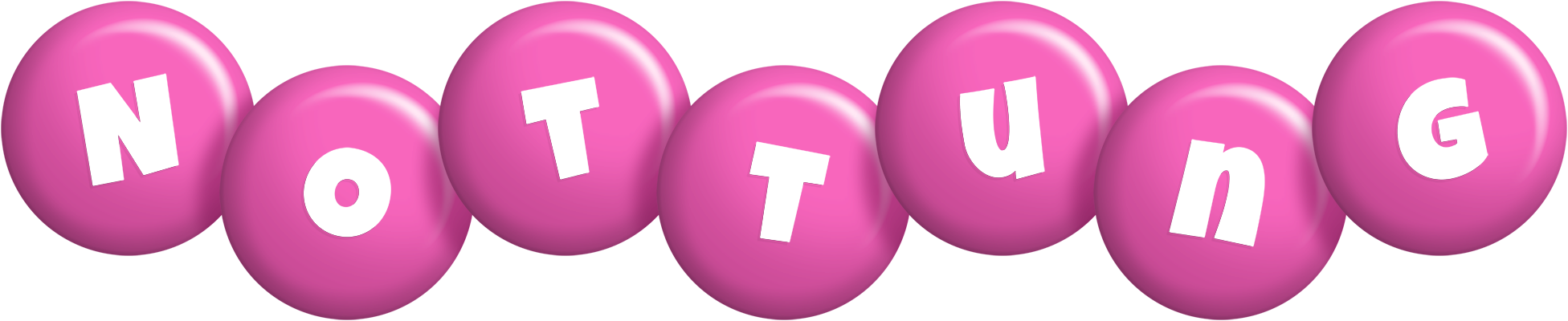 Nottung candy-pink logo