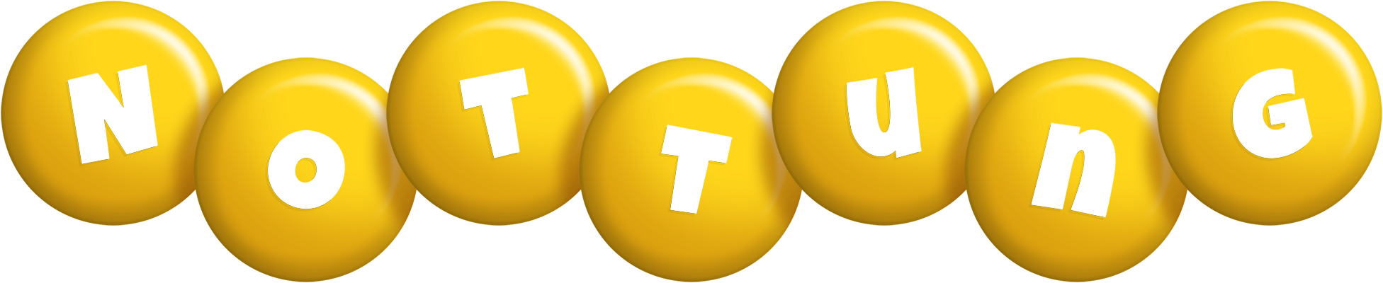 Nottung candy-yellow logo