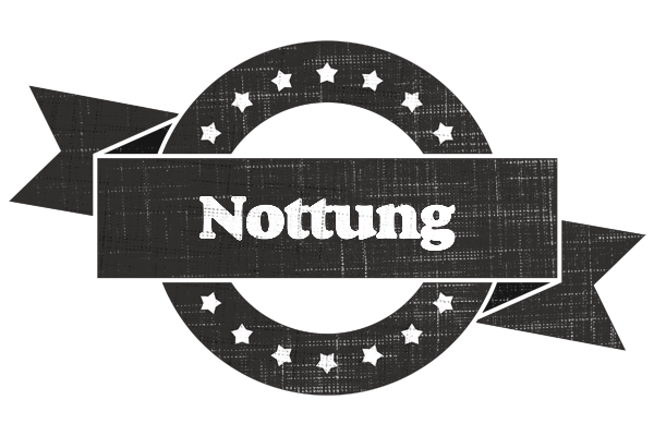 Nottung grunge logo