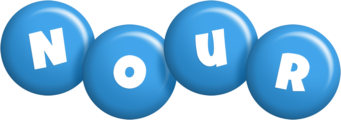Nour candy-blue logo
