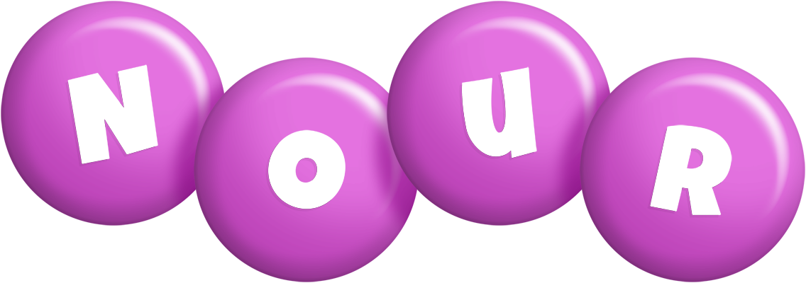 Nour candy-purple logo