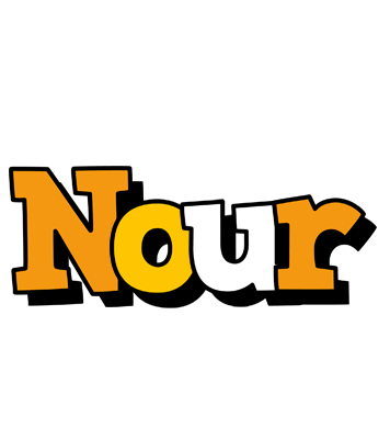 Nour cartoon logo