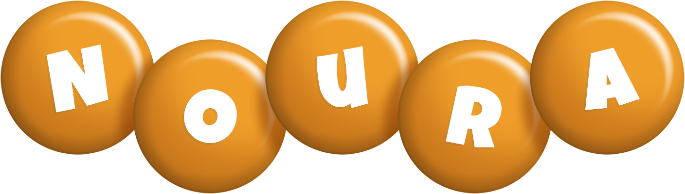 Noura candy-orange logo