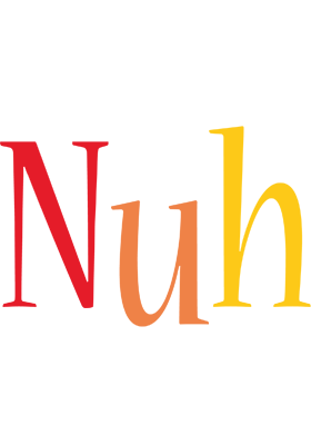 Nuh birthday logo
