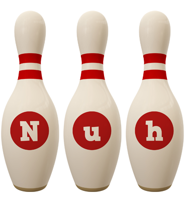 Nuh bowling-pin logo