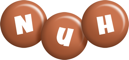 Nuh candy-brown logo