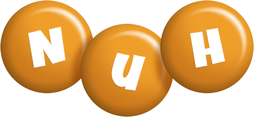 Nuh candy-orange logo
