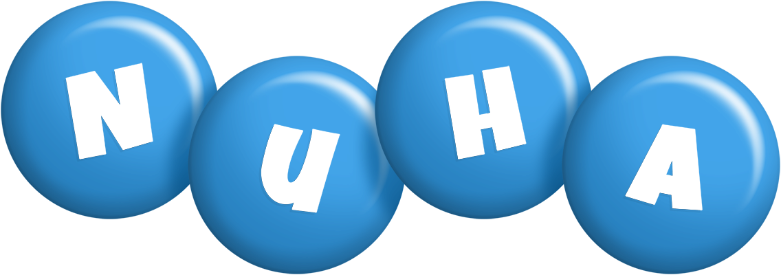 Nuha candy-blue logo
