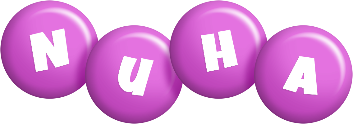 Nuha candy-purple logo