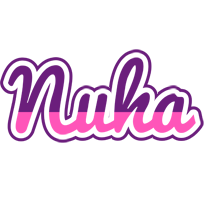 Nuha cheerful logo