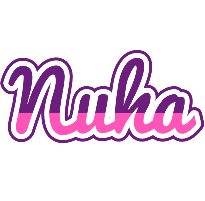 Nuha cheerful logo