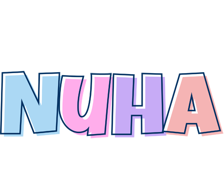 Nuha pastel logo